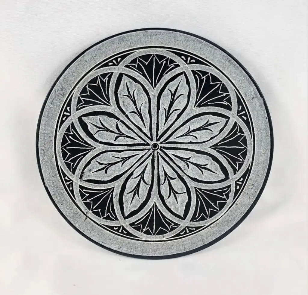 Soapstone Leaf Incense Burner