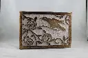 Carved Wood Box-Raven