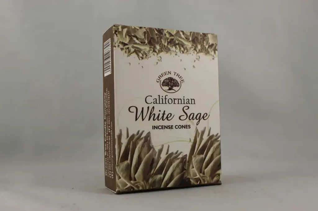 Green Tree- California White Sage Cone Incense-10 Pack