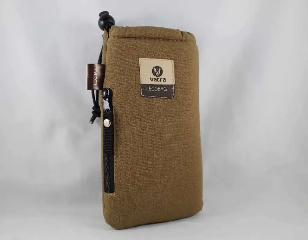 Vatra 7 “ Draw String Eco Bag With Zipper Assorted Colours