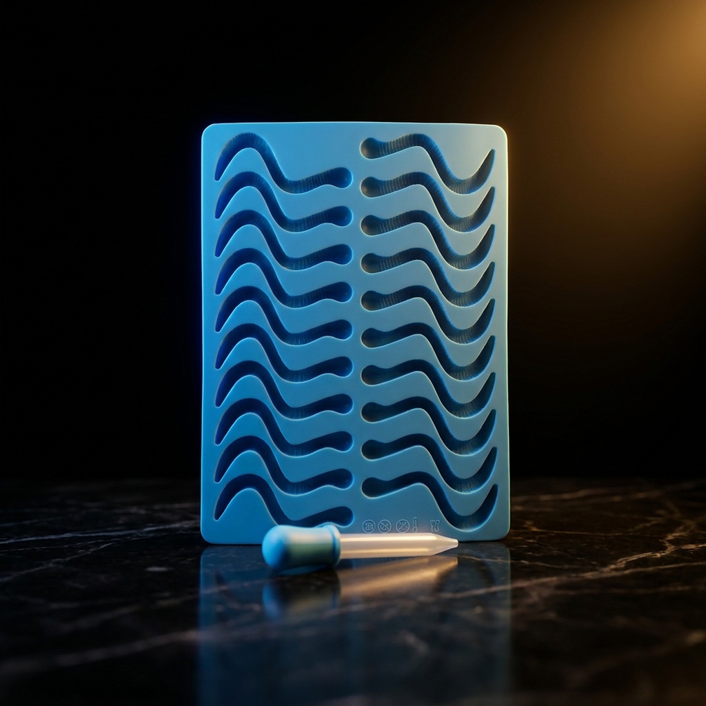 Silicone Mold-Gummy Worm