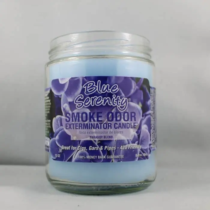 Smoke Odor Candle-Blue Serenity