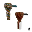 Funky Swirl Bowl-14mm Male