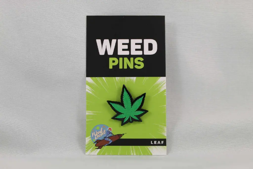 Wood Rocket Pins-Hemp Leaf