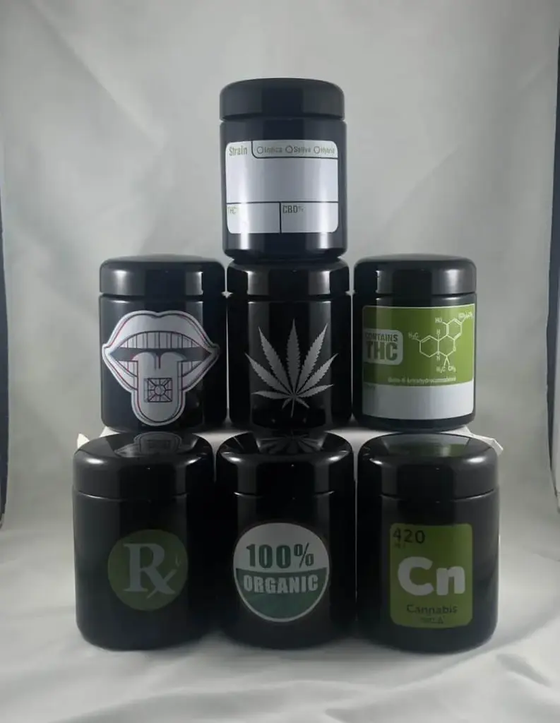 420 Science UV Screw Top Jars -Large