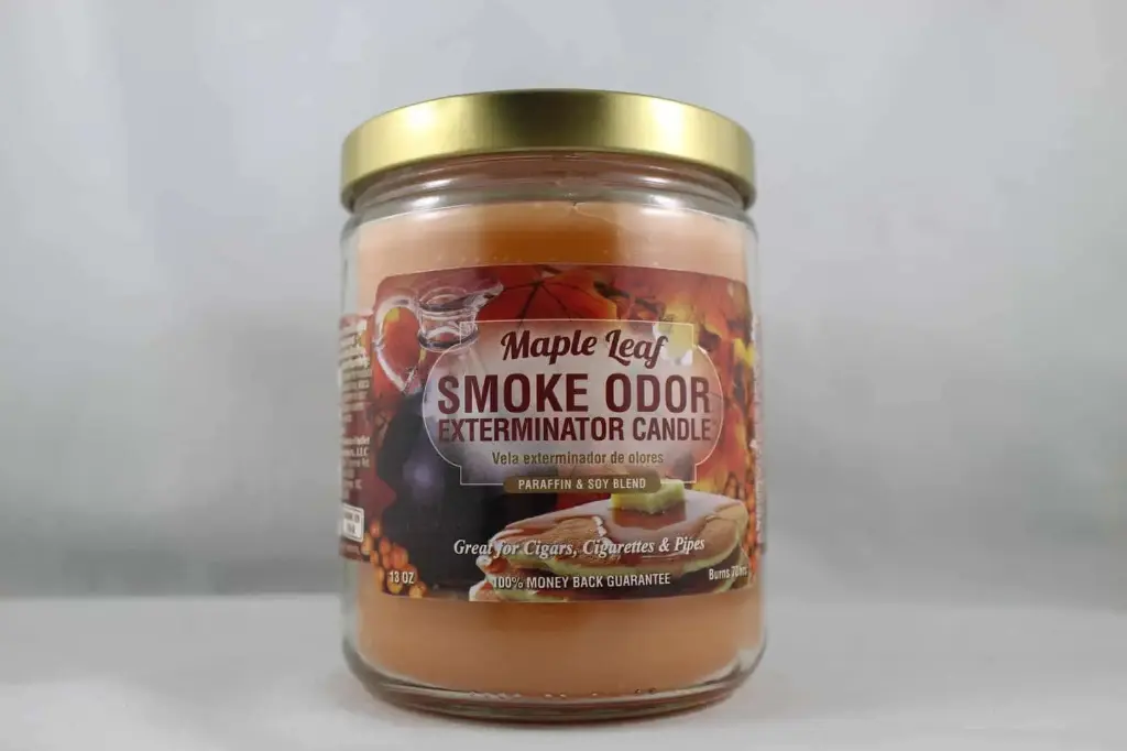Smoke Odor Candle-Maple Leaf