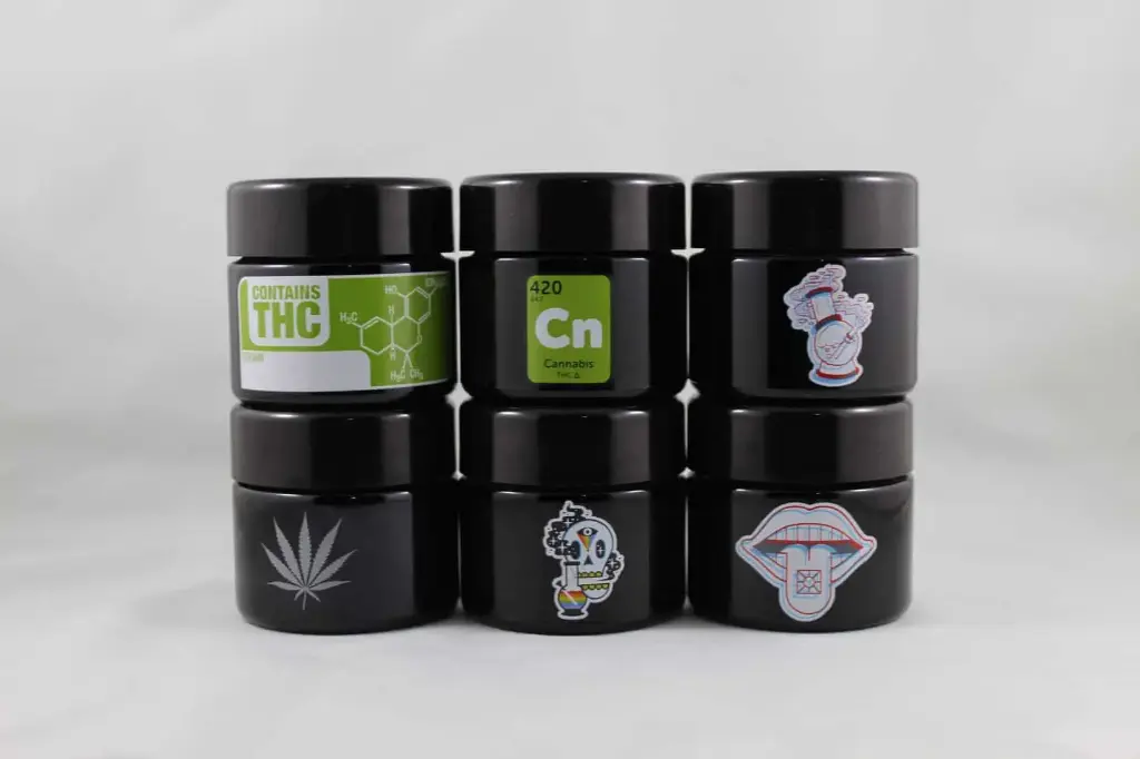 420 Science UV Screw Top Jars -Small