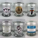 420 Science Clear Pop Top Jars - Large