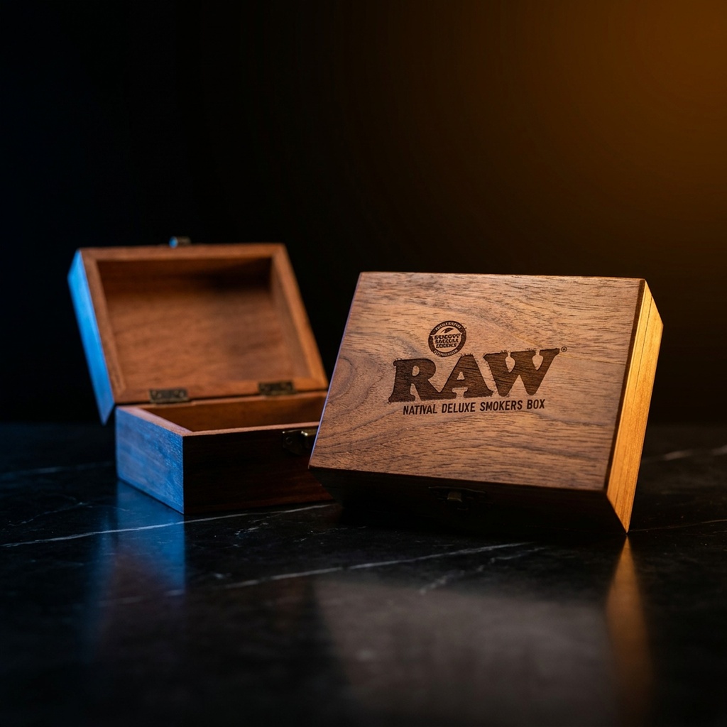 Raw - Rosewood Deluxe Smoking Box