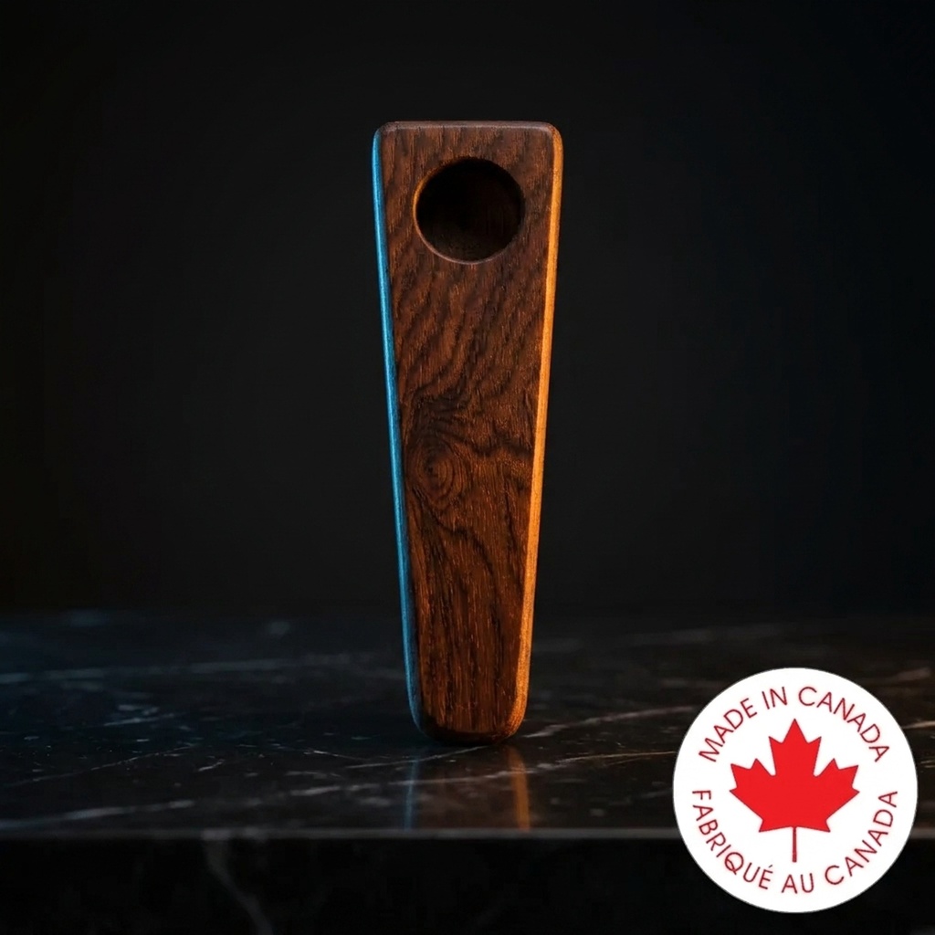 Natural Edge Bocote Wood Pipe