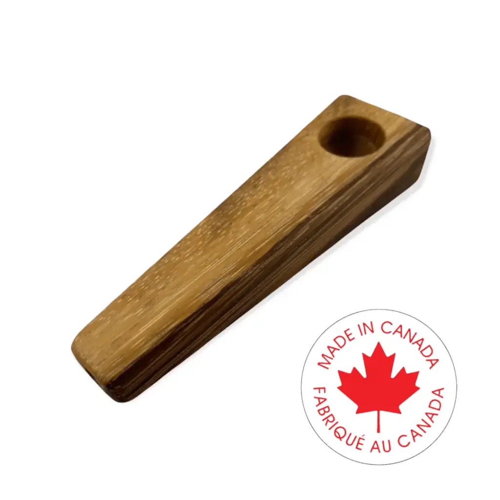 Natural Edge Zebrawood Pipe