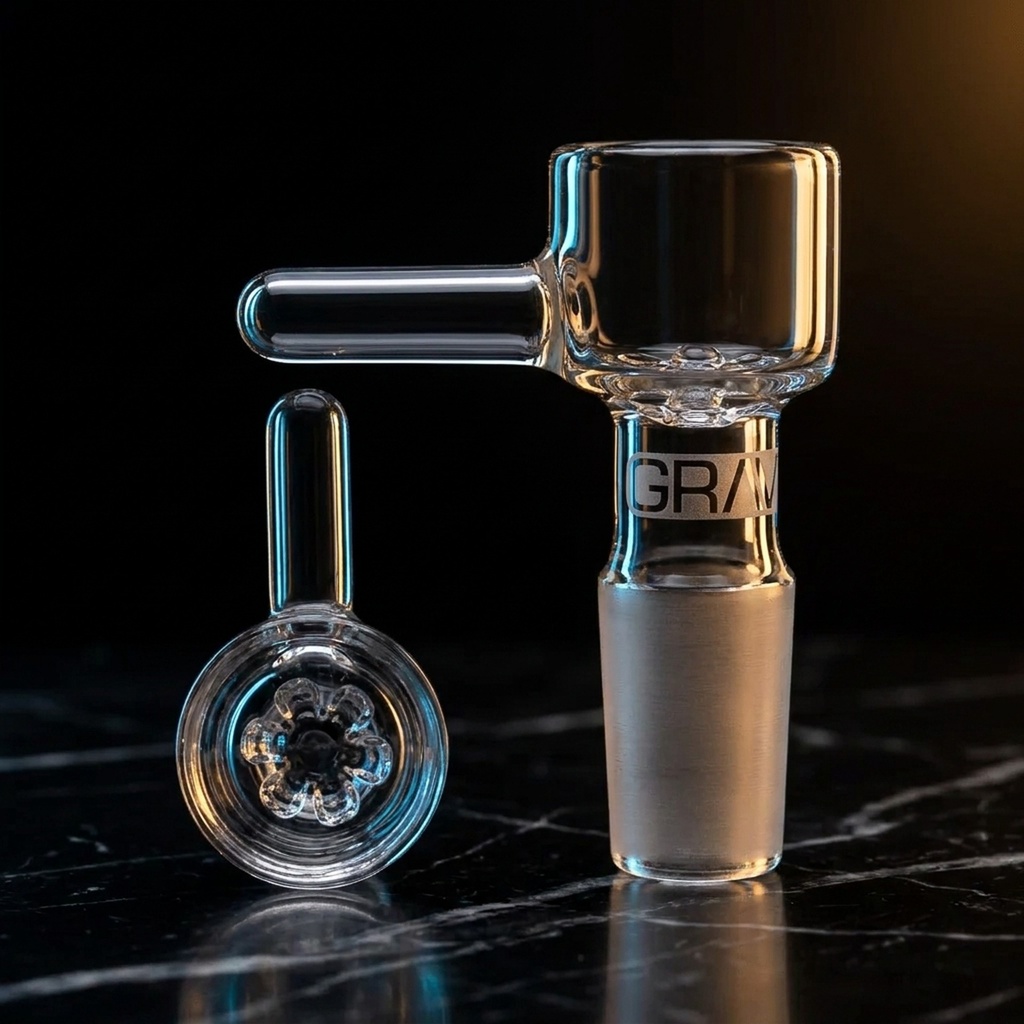 Grav Octo Bowl With Built In Screen -14mm Male