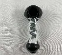 Glass Pipe  Tube Joint Inside Spiral Dichro