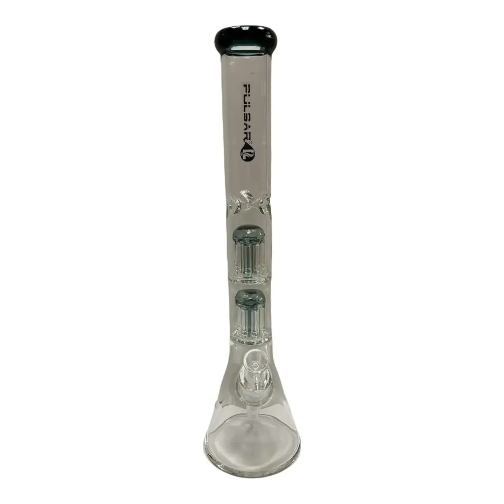 Pulsar 18" Dual Tree Perc Beaker Bong