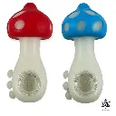 Silicone Pipe-Glow In The Dark Mushroom
