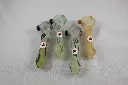Glass Pipe-Blowfish Glass Silver Fumed Spoon With Colour & Frost Work
