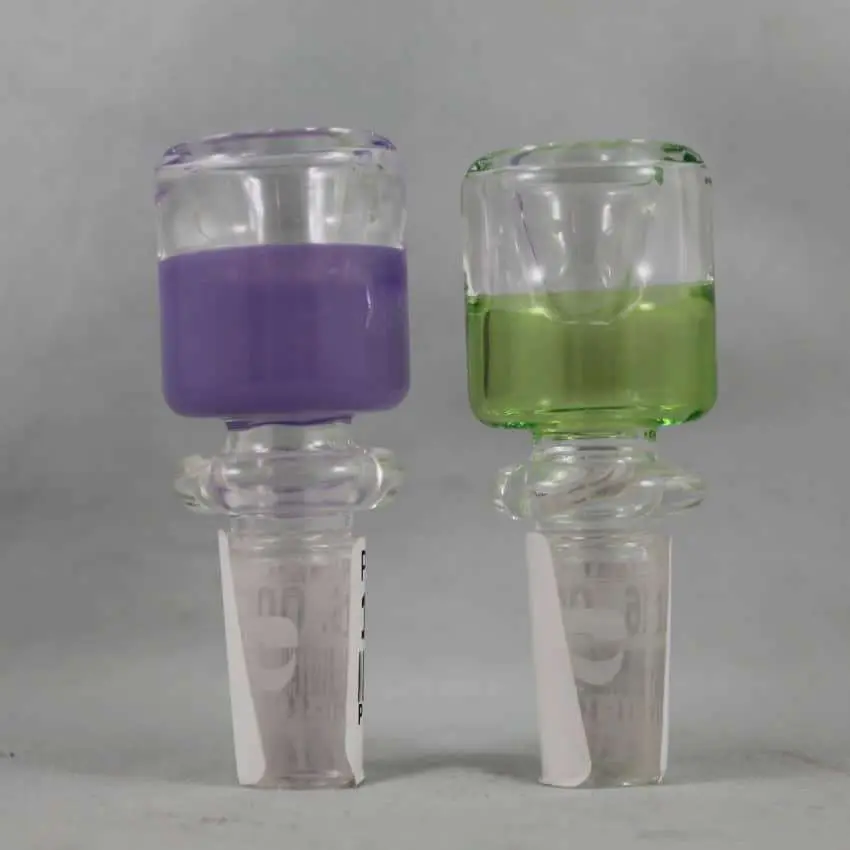 18mm Male Bowl-Pulsar Coloured Barrel Bowl