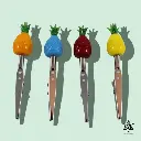 Roach Clip-Pineapple