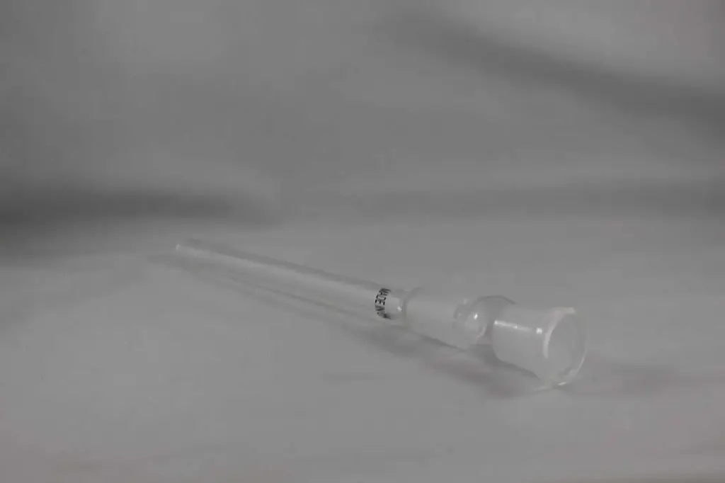 8.25" Down Stem-Glass On Glass 19mm Inner-19mm Outer