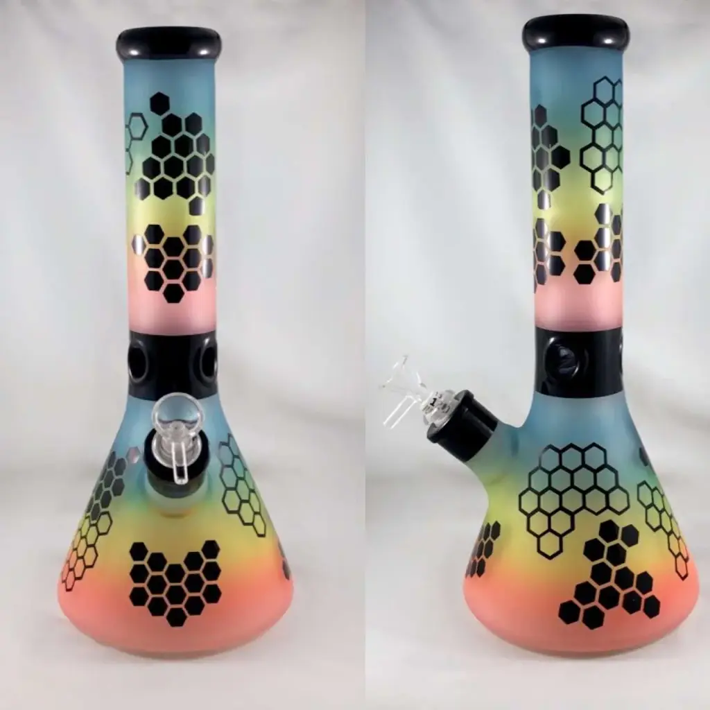 13" Multi Colour Honeycomb Beaker