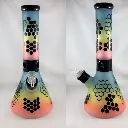 13" Multi Colour Honeycomb Beaker