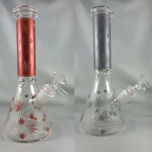 Glow In The Dark Leaf Pattern Beaker