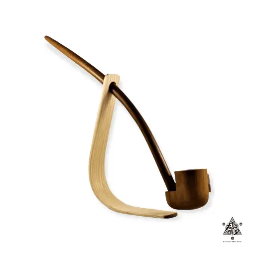 12" Heliconia  Cherrywood Gandalf Pipe