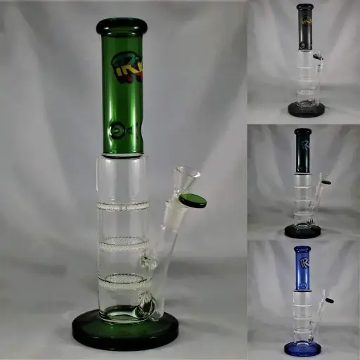 iRie 12" Caicos Step Down Triple Perc Tube