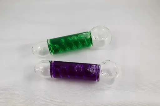 Red Eye Glass Chiller Coil Hand Pipe