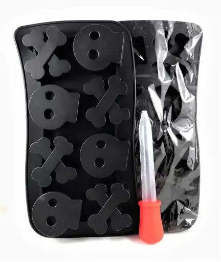 Dope Molds Silicone Skull & Cross Bones Molds