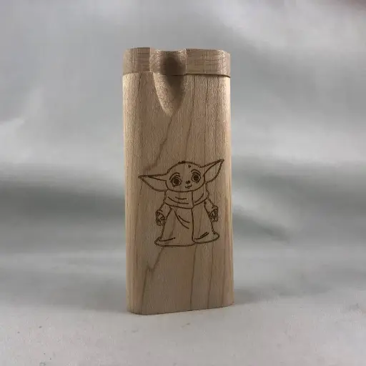 Wood Dugout-Baby Yoda
