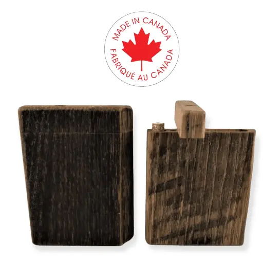 Natural Edge Dugout- Salvaged Oak