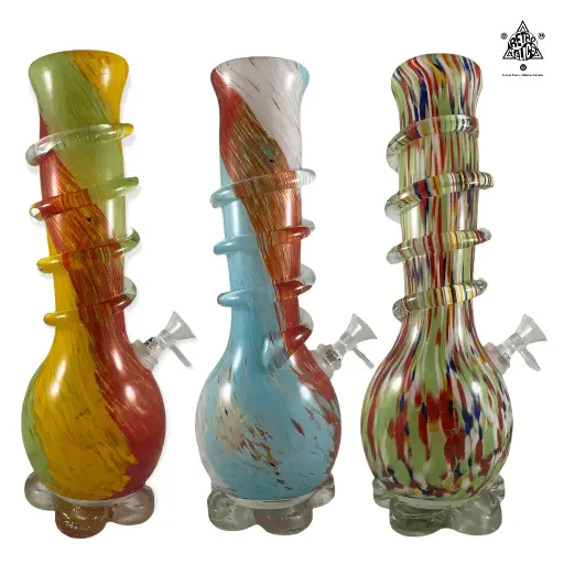 Vintage Soft Glass-Data Bubble Flower Base