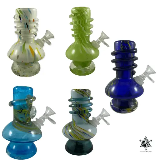 Vintage Soft Glass- Locutus Mushroom Base