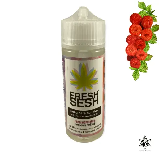 Fresh Sesh Bong Care Solution 120mL-Fresh Raspberries