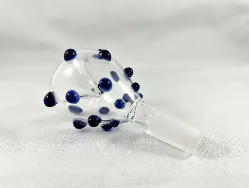 Knobbed Glass Bowl - 14mm Male