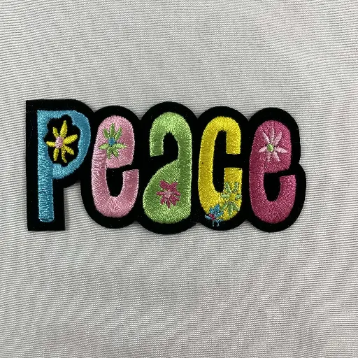Patch- Peace & Flowers