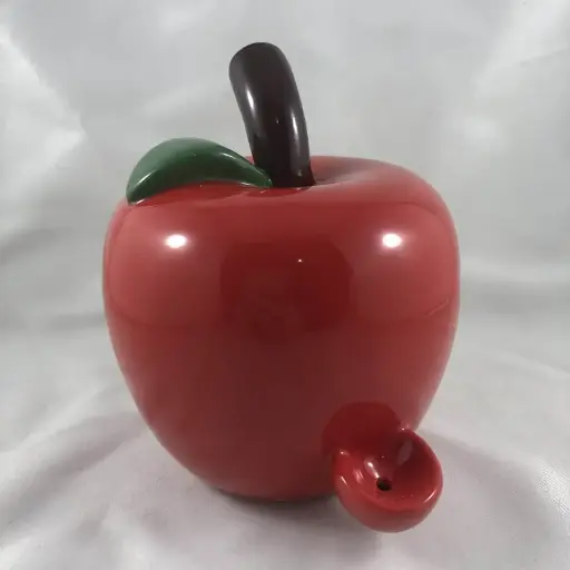 Ceramic Red Apple Pipe