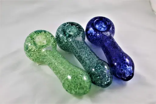 Red Eye Glass 5" Granite Hand Pipe