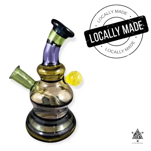 Wicked Fabrications Striped Bubble Rig