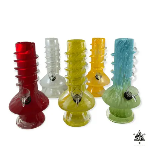 Vintage Soft Glass-  Space Mushroom