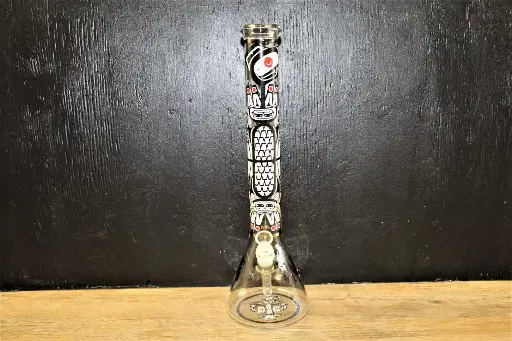 18" Nice Glass Totem Beaker