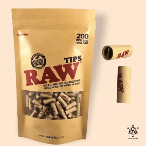 Raw Pre Rolled Tips-Bag of 200