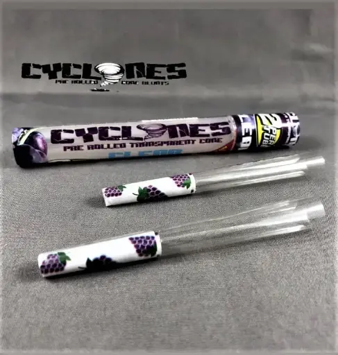 Cyclones Clear Cones -Grape