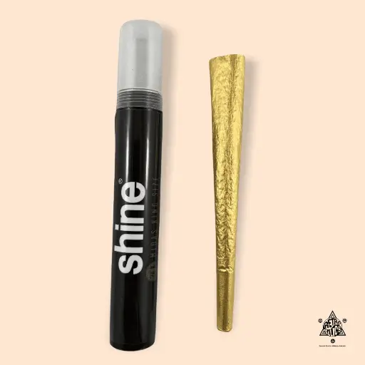 Shine 24K Gold Pre Rolled Cone-King Size