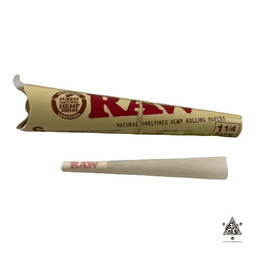 Raw Organic 1¼" Cones- 6 Pack