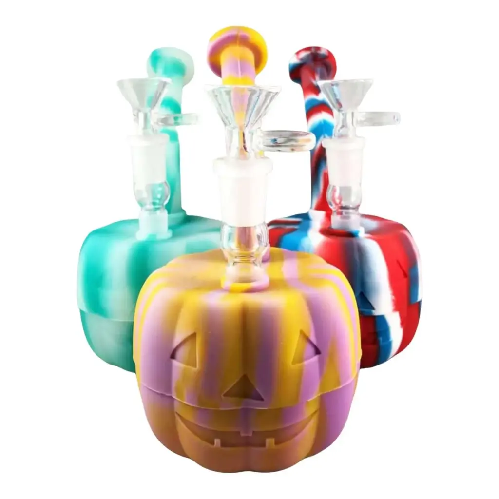 Silicone Pumpkin Bong