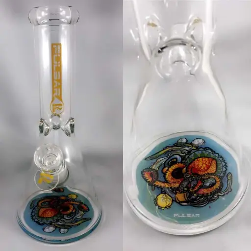 10" Pulsar Psychedelic Beaker-Octopus