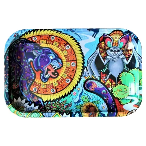 Pulsar Psychedelic Jungle Medium Rolling Tray