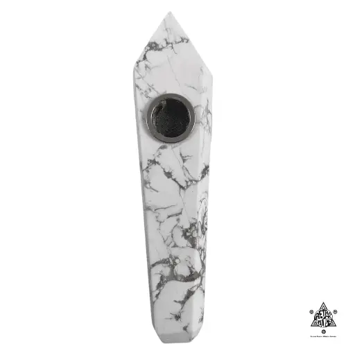 Crystal Pipe-Howlite